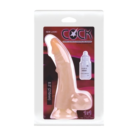 Dildo realistyczne Cock 8,5 cala z przyssawką - 5