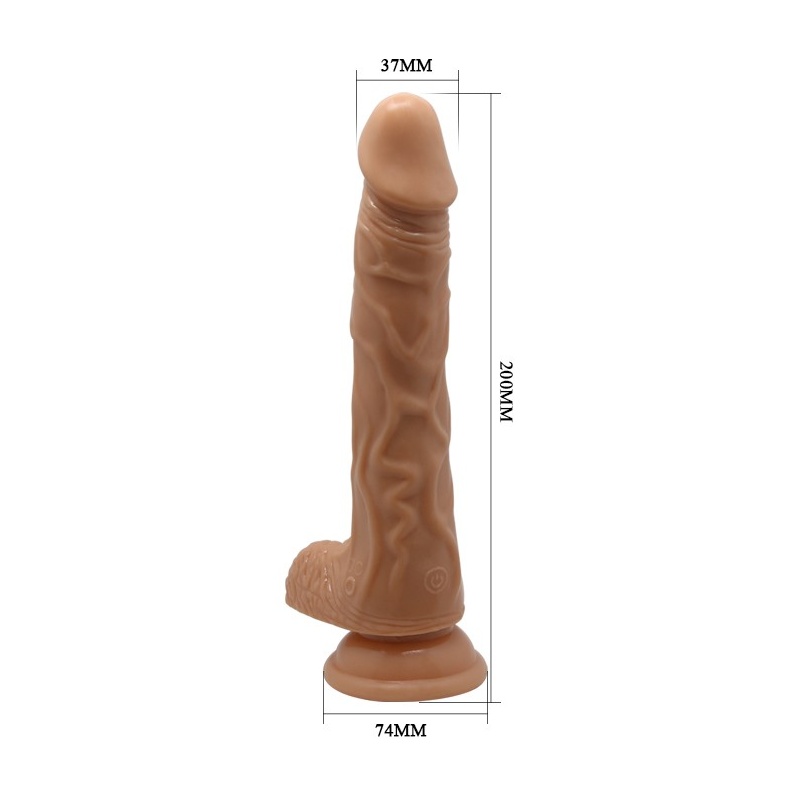Wibrator Bodach 20 cm z funkcjami wibracji, wbijania i obrotu - 12
