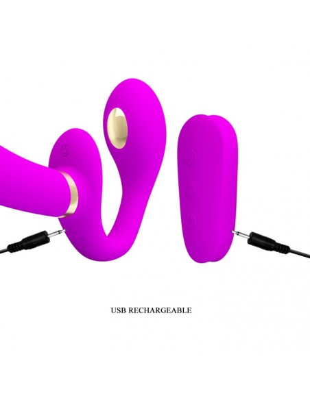 Thunderbird, 12 Vibration Functions 3 Electric Shock Functions - Strap-ony, dilda na pasku z wibracją - 8