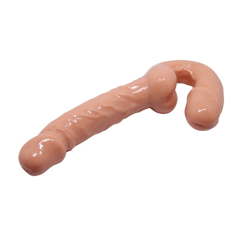 Dildo dwustronne BW-022080 z elastycznym korpusem TPR - 3