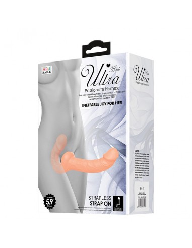 BAILE- STRAPLESS Strap On - Strap-ony, dilda na pasku bez wibracji - 7