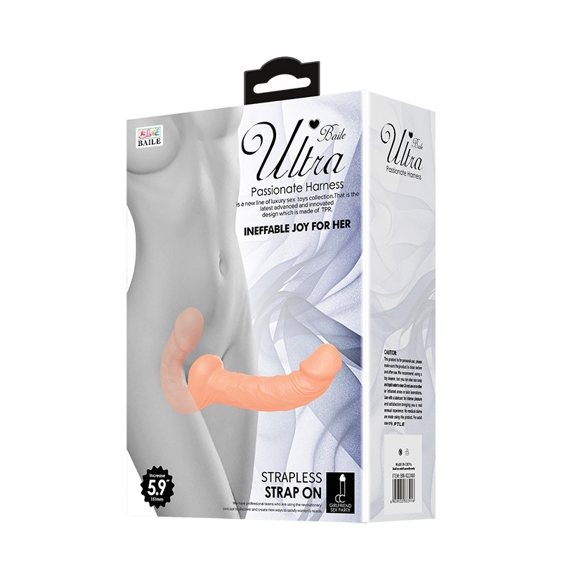 Dildo dwustronne BW-022080 z elastycznym korpusem TPR - 7