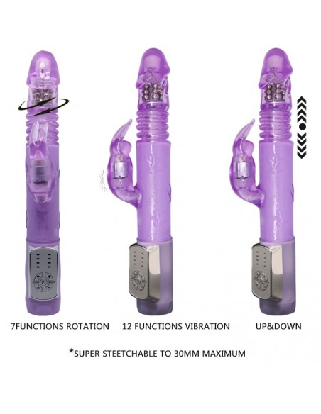 Baile-Deluxe Dream Lover, 12 Vibration Functions Thrusting 4 Rotation Functions  - Wibratory Króliczki - 4
