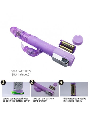 Baile-Deluxe Dream Lover, 12 Vibration Functions Thrusting 4 Rotation Functions  - Wibratory Króliczki - 7