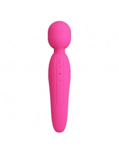 Pretty Love - Curtis, 7 Vibration Functions 5 Levels Of Speed Control  - Wibratory Magic Wand - 1 2