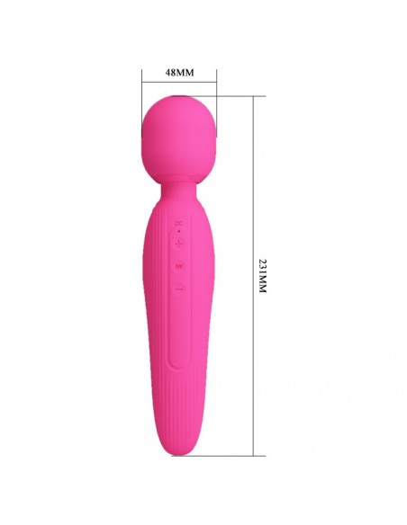 Pretty Love - Curtis, 7 Vibration Functions 5 Levels Of Speed Control  - Wibratory Magic Wand - 8