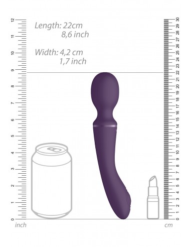 Enora - Wand / Vibrator - Purple - Wibratory Magic Wand - 4