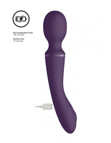 Enora - Wand / Vibrator - Purple - Wibratory Magic Wand - 9