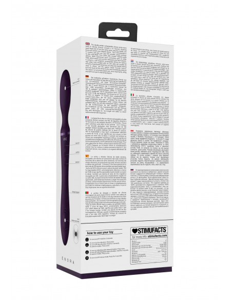 Enora - Wand / Vibrator - Purple - Wibratory Magic Wand - 12