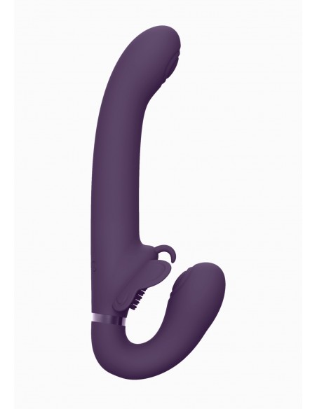 Satu - Purple - Strap-ony, dilda na pasku z wibracją - 1