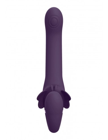 Satu - Purple - Strap-ony, dilda na pasku z wibracją - 3