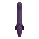 Strap-on bez uprzęży Satu Purple - 3 silniki F1, 10 funkcji, długość wprowadzana 13 cm, szerokość 8,7 cm - 3