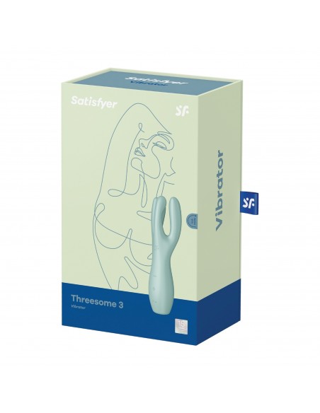 Stymulator-Threesome 3 (Mint) - WIBRATORY DLA PAR - 2