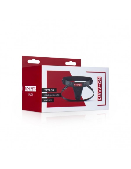 No-Parts - Taylor Adjustable Strap On Harness With Double O-Ring - Uprzęże Strapon - 5