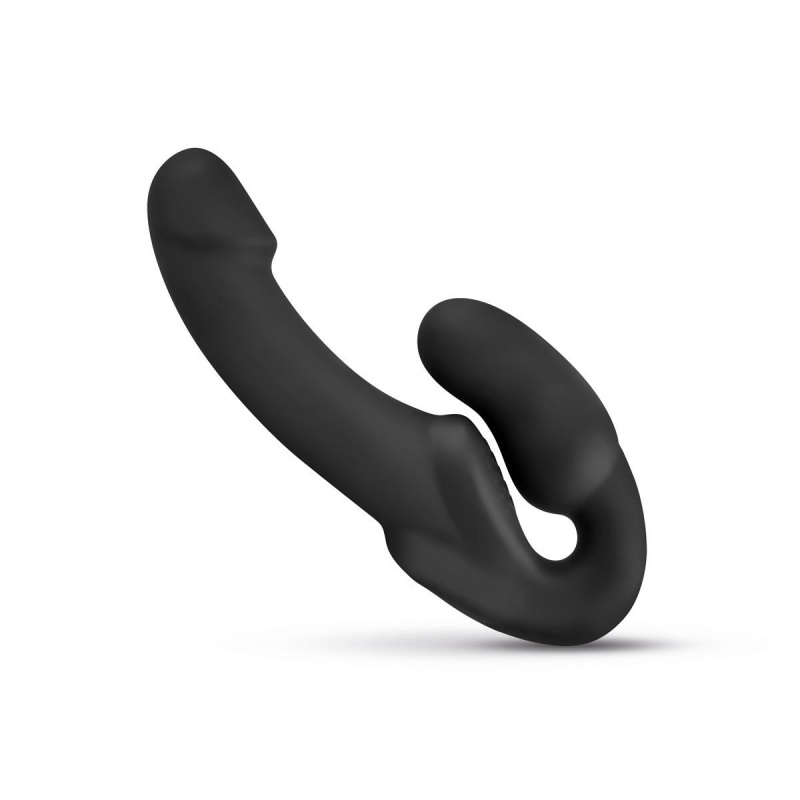 Morgan - samonośne dildo do strapona, dwustronne, 22 cm - 1