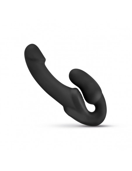 No-Parts - Morgan Strapless Strap-On Dildo - 22 cm - Black - Strap-ony, dilda na pasku bez wibracji - 1