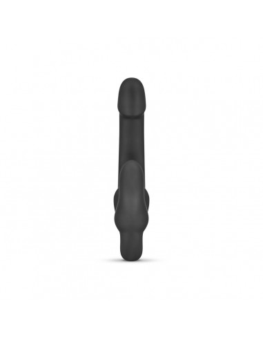 No-Parts - Morgan Strapless Strap-On Dildo - 22 cm - Black - Strap-ony, dilda na pasku bez wibracji - 4