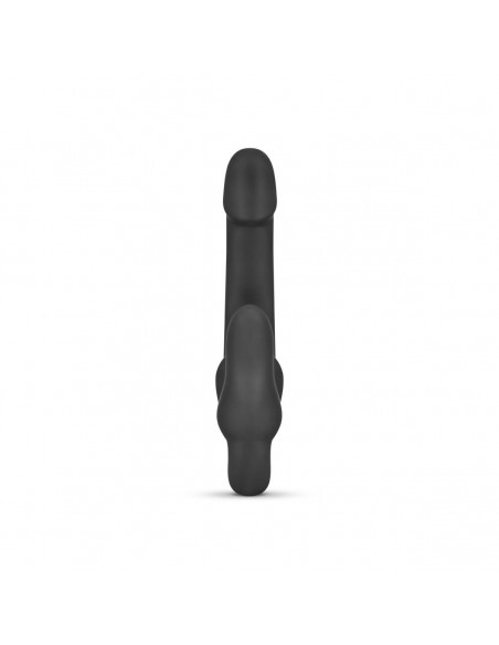 No-Parts - Morgan Strapless Strap-On Dildo - 22 cm - Black - Strap-ony, dilda na pasku bez wibracji - 4