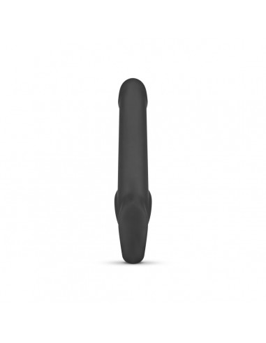 No-Parts - Morgan Strapless Strap-On Dildo - 22 cm - Black - Strap-ony, dilda na pasku bez wibracji - 6