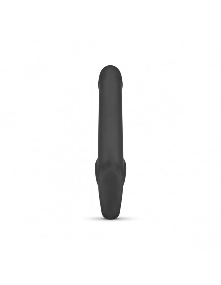 No-Parts - Morgan Strapless Strap-On Dildo - 22 cm - Black - Strap-ony, dilda na pasku bez wibracji - 6