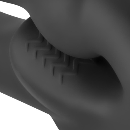 Morgan - samonośne dildo do strapona, dwustronne, 22 cm - 11