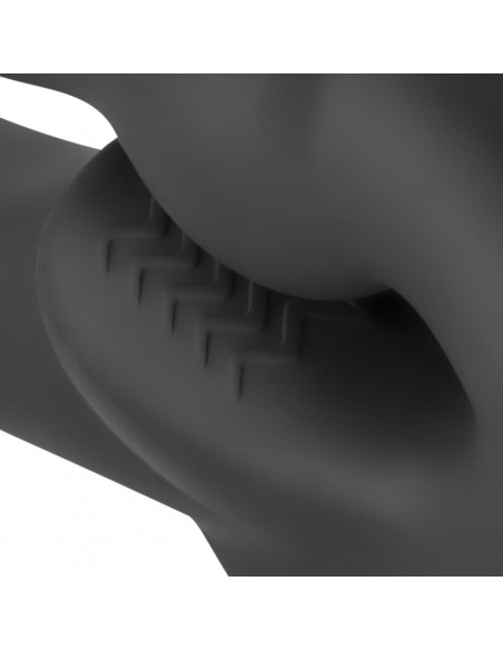 No-Parts - Morgan Strapless Strap-On Dildo - 22 cm - Black - Strap-ony, dilda na pasku bez wibracji - 11