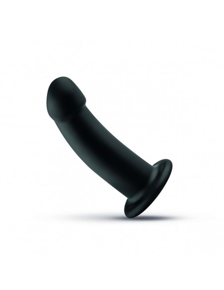 No-Parts - Charlie Dildo 14.5 cm - Black - Strap-ony, dilda na pasku bez wibracji - 4