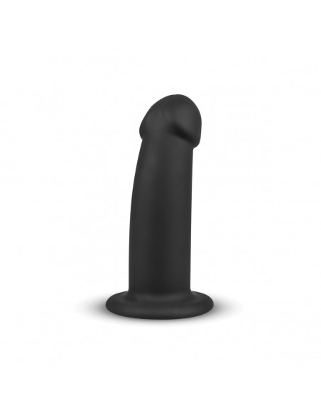 No-Parts - Charlie Dildo 14.5 cm - Black - Strap-ony, dilda na pasku bez wibracji - 7