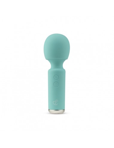 Mini Vibe Wand Vibrator - Aqua - Wibratory Magic Wand - 1
