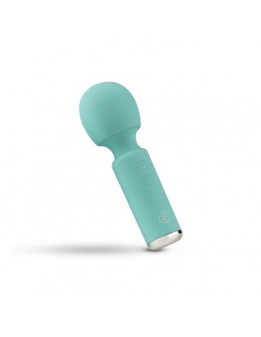 Mini Vibe Wand Vibrator - Aqua - Wibratory Magic Wand - 3