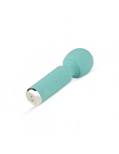 Mini Vibe Wand Vibrator - Aqua - Wibratory Magic Wand - 4