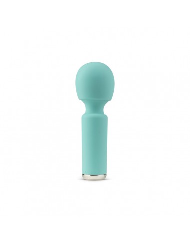 Mini Vibe Wand Vibrator - Aqua - Wibratory Magic Wand - 7