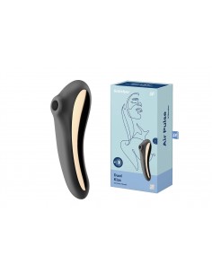 Stymulator-Dual Kiss (Black) - Wibratory Bezdotykowe - 1