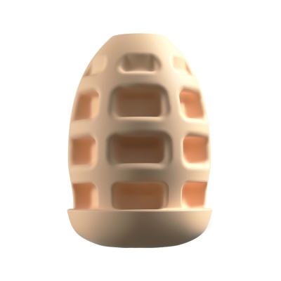 Masturbator ustny Mini Mouth - ultramiękki TPE, długość 8,5 cm, średnica 5 cm - 1 2