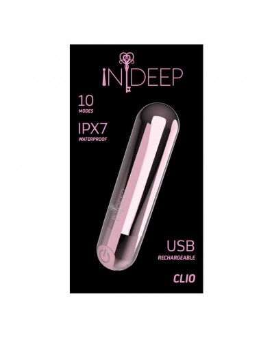 Kieszonkowy Mini Wibrator Bullet Indeep Clio Pink - Wibratory Mini - 3