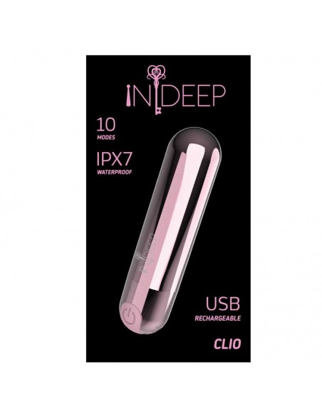 Kieszonkowy Mini Wibrator Bullet Indeep Clio Pink - Wibratory Mini - 3
