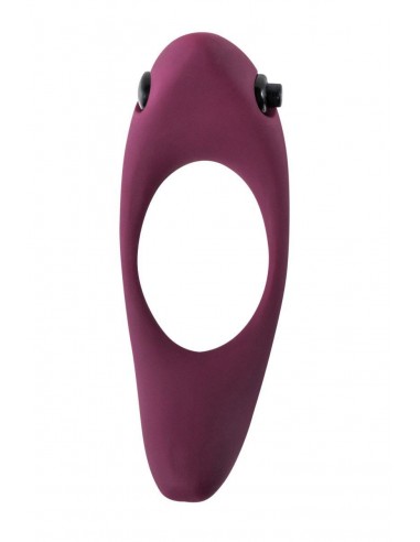 Wibrujący Pierścień Na Penisa Erection Vibroring Pure Passion Lunar Wine Red - Pierścienie erekcyjne wibrujące - 1