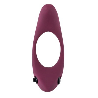Wibrujący Pierścień Na Penisa Erection Vibroring Pure Passion Lunar Wine Red - 1 2