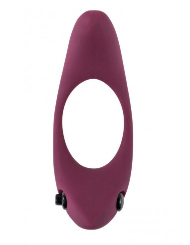Wibrujący Pierścień Na Penisa Erection Vibroring Pure Passion Lunar Wine Red - Pierścienie erekcyjne wibrujące - 2