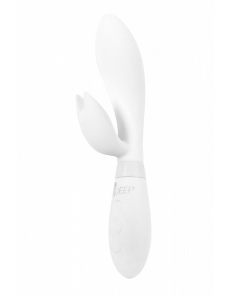 Wibrator Króliczek Rechargeable Vibrator Indeep Malena White - Wibratory Króliczki - 4