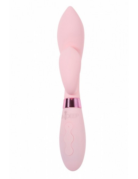 Wibrator Króliczek Rechargeable Vibrator Indeep Juna Pink - Wibratory Króliczki - 1