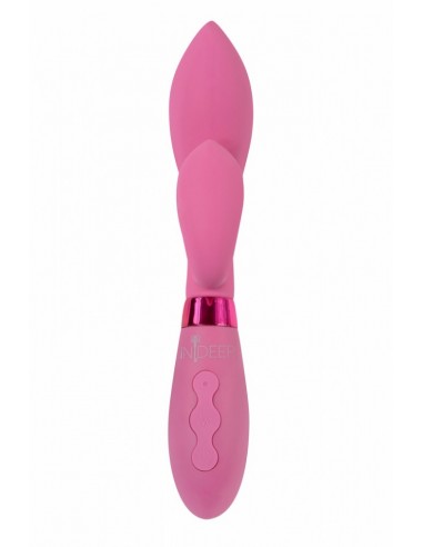Wibrator Króliczek Rechargeable Vibrator Indeep Juna Magenta - Wibratory Króliczki - 1