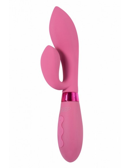 Wibrator Króliczek Rechargeable Vibrator Indeep Juna Magenta - Wibratory Króliczki - 3