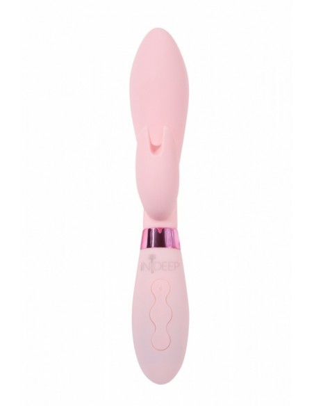 Wibrator Króliczek Rechargeable Vibrator Indeep Malena Pink - Wibratory Króliczki - 1