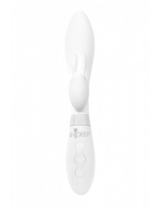 Wibrator Króliczek Rechargeable Vibrator Indeep Theona White - Wibratory Króliczki - 1