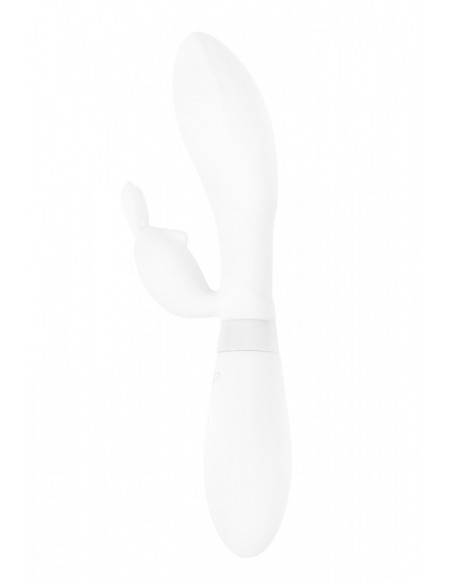 Wibrator Króliczek Rechargeable Vibrator Indeep Theona White - Wibratory Króliczki - 2