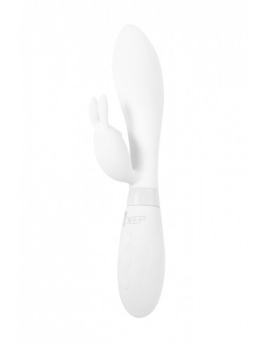 Wibrator Króliczek Rechargeable Vibrator Indeep Theona White - Wibratory Króliczki - 3