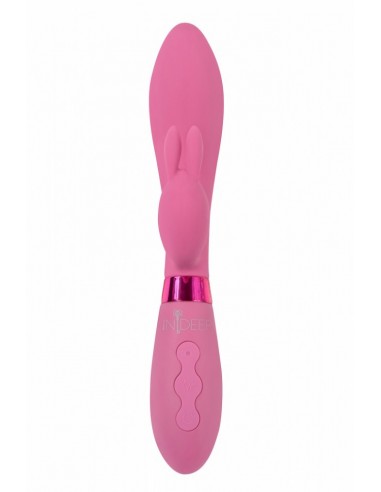 Wibrator Króliczek Rechargeable Vibrator Indeep Theona Magenta - Wibratory Króliczki - 1