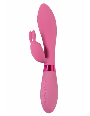 Wibrator Króliczek Rechargeable Vibrator Indeep Theona Magenta - Wibratory Króliczki - 3