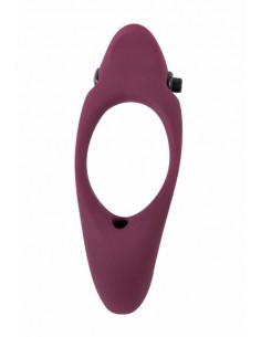 Wibrujący Pierścień Na Penisa Erection Vibroring Pure Passion Stardust Wine Red - Pierścienie erekcyjne wibrujące - 1